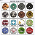 brass denim rivets jeans button